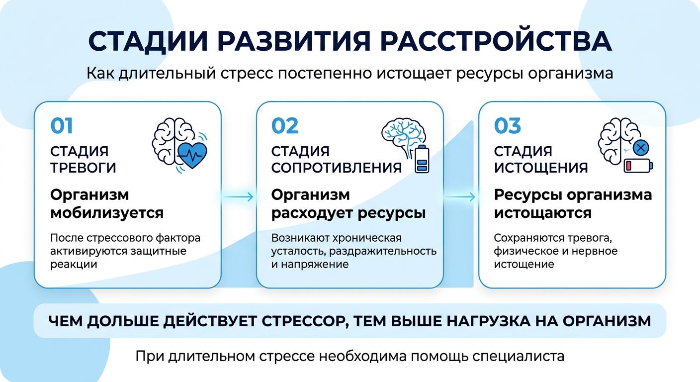 Лечение стресса в Соль-Илецке инфографика